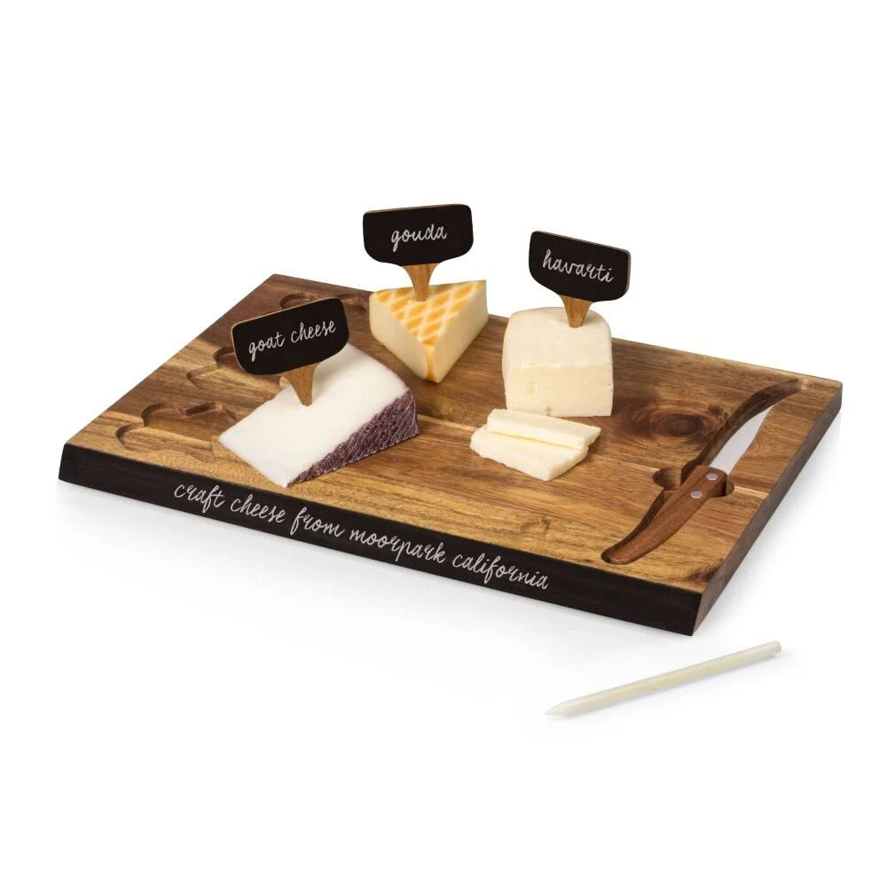 Acacia Cheese Board and Tools Set J7960