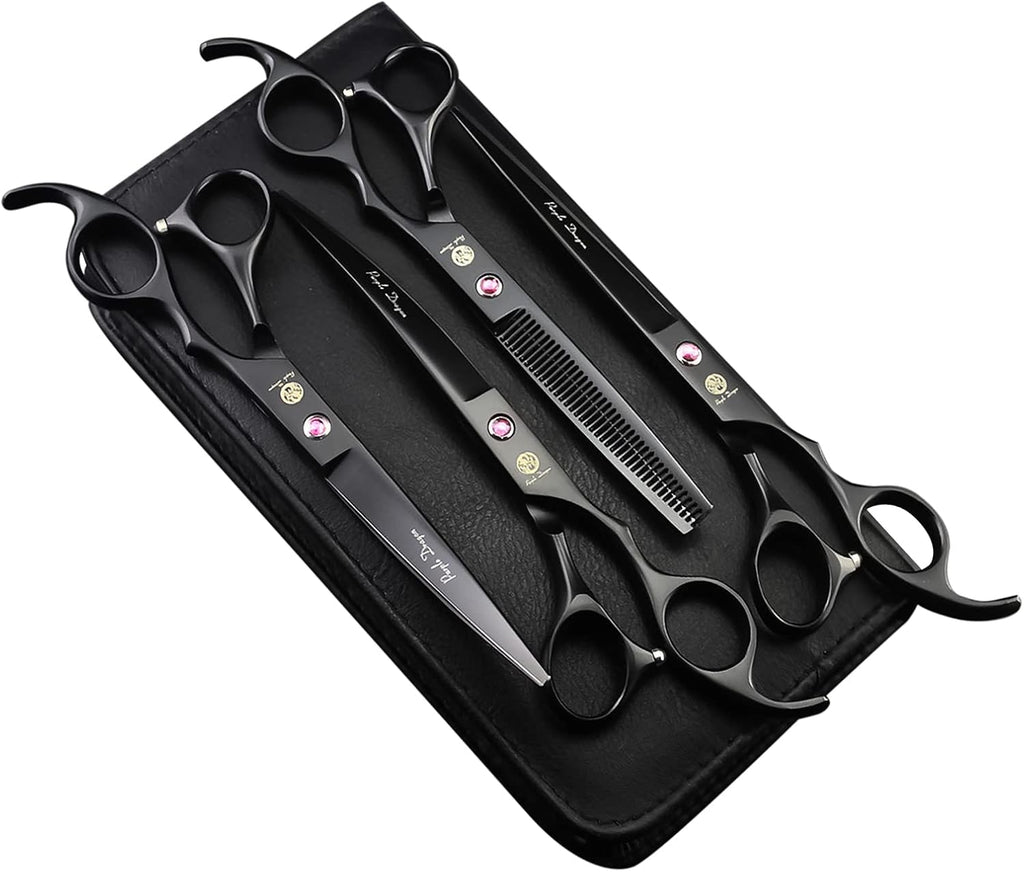 7.0 inch 4PCS Pet Grooming Scissors Kit with Case B17421