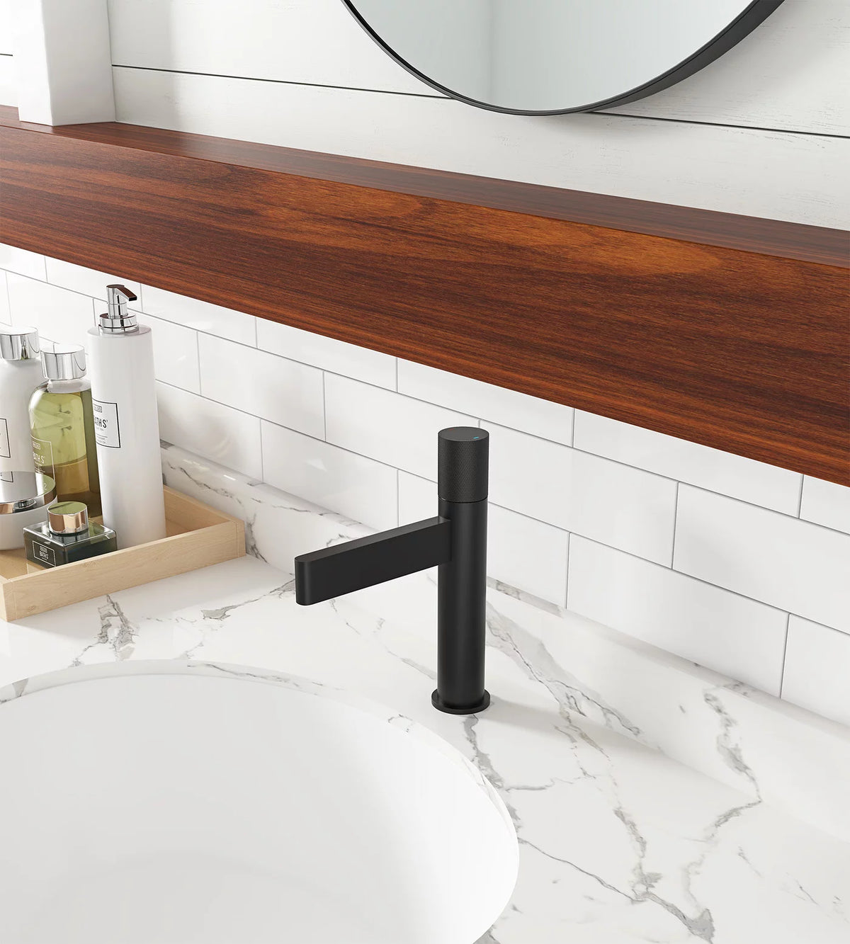 Single Hole Black Bathroom Faucet R96848