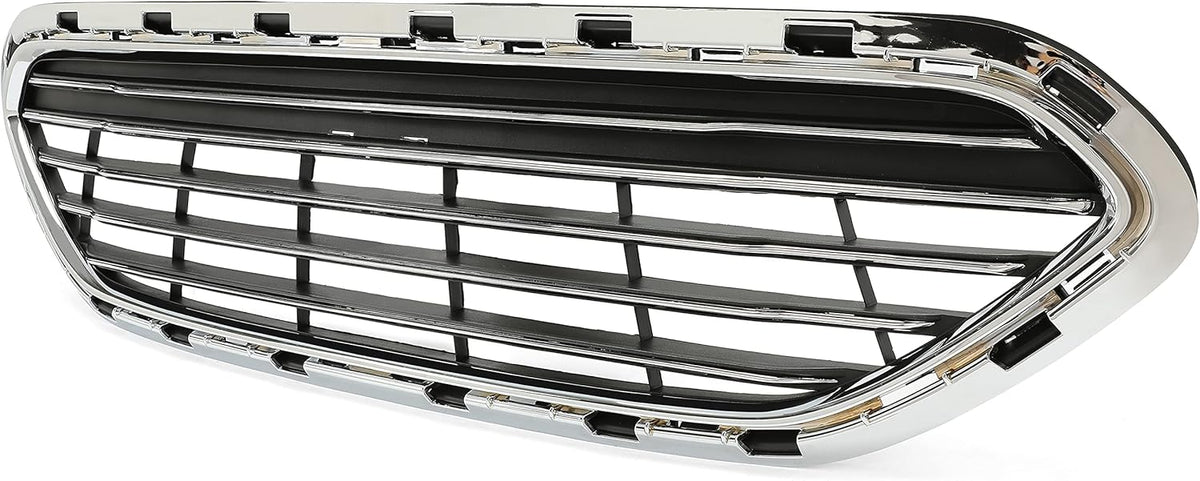 Chrome Frame Grille Front Grill Bumper Guard Cover Molding Replacement W6556