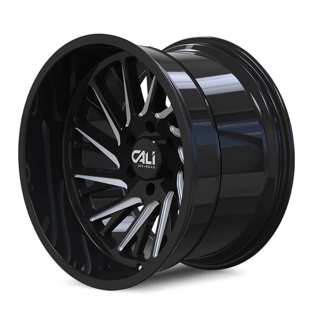 Gloss Black/Milled 24x14 6-139.7 -76mm 106Mm A6836