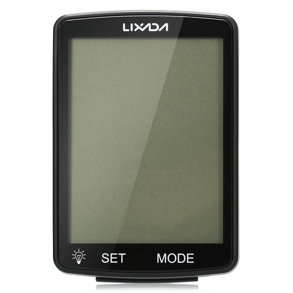 Wireless Bike Computer with LCD Screen Speedometer Odometer B7215