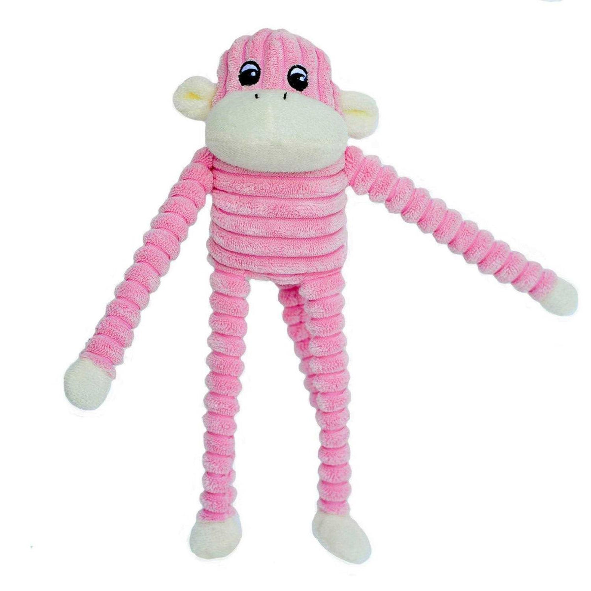 Crinkle Monkey Dog Toy J4910