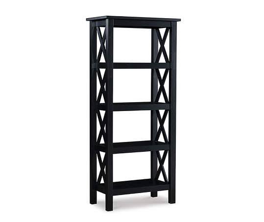 Black 4-Shelf Bookcase A86944