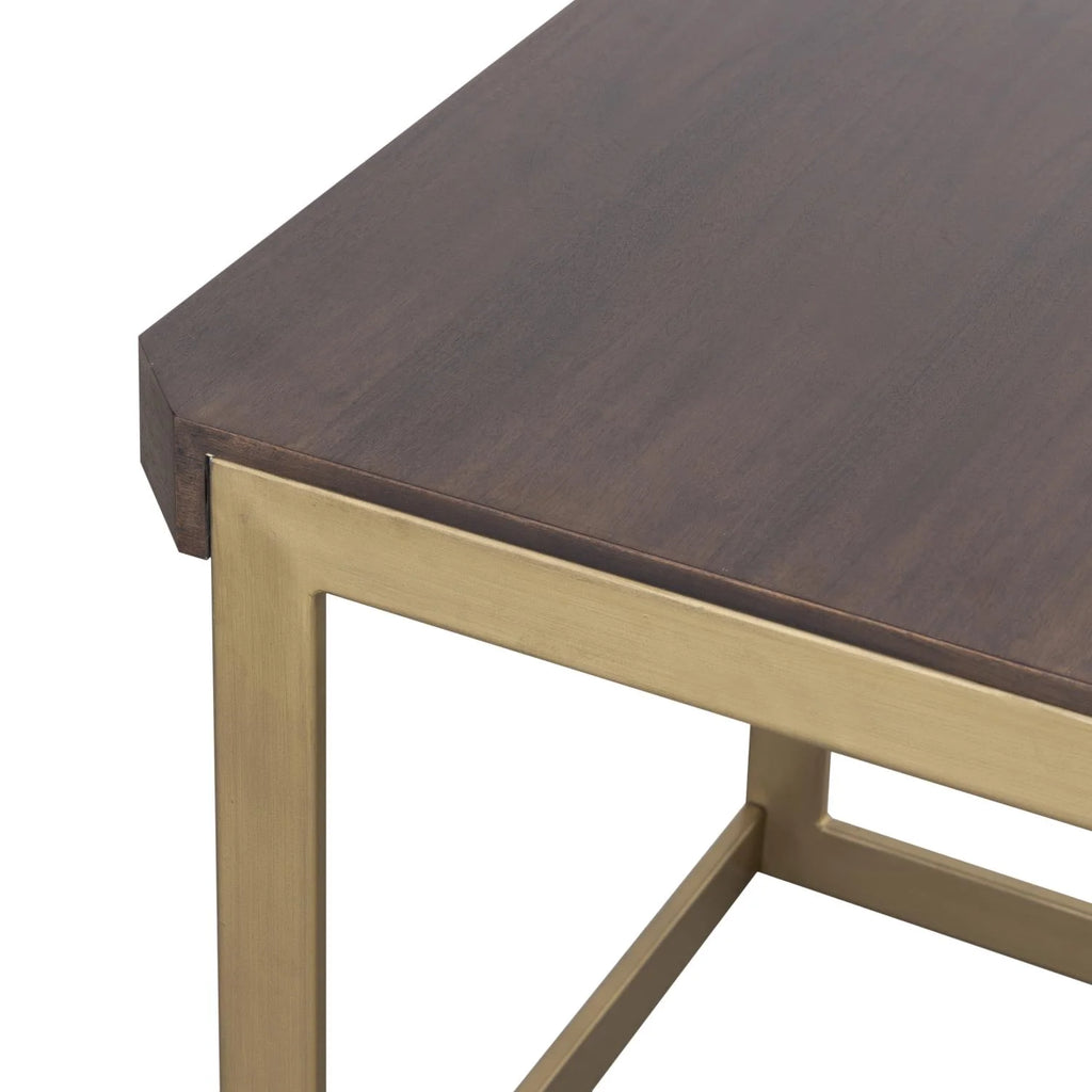 Nesting Table Set of 2 Mahogany Y446992