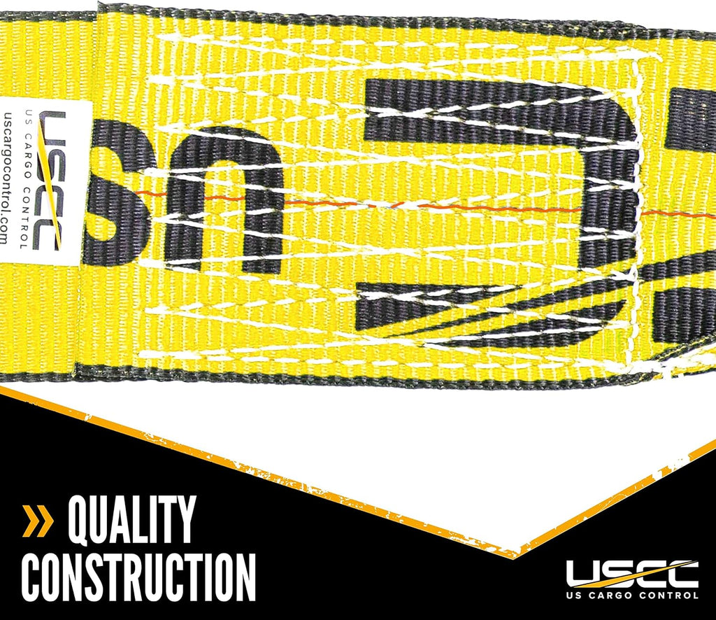Yellow Fixed End Ratchet Straps H8441
