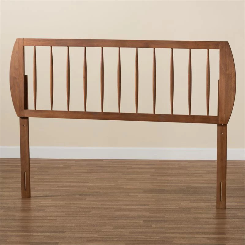 Walnut Finished Wood King Size Headboard N20735