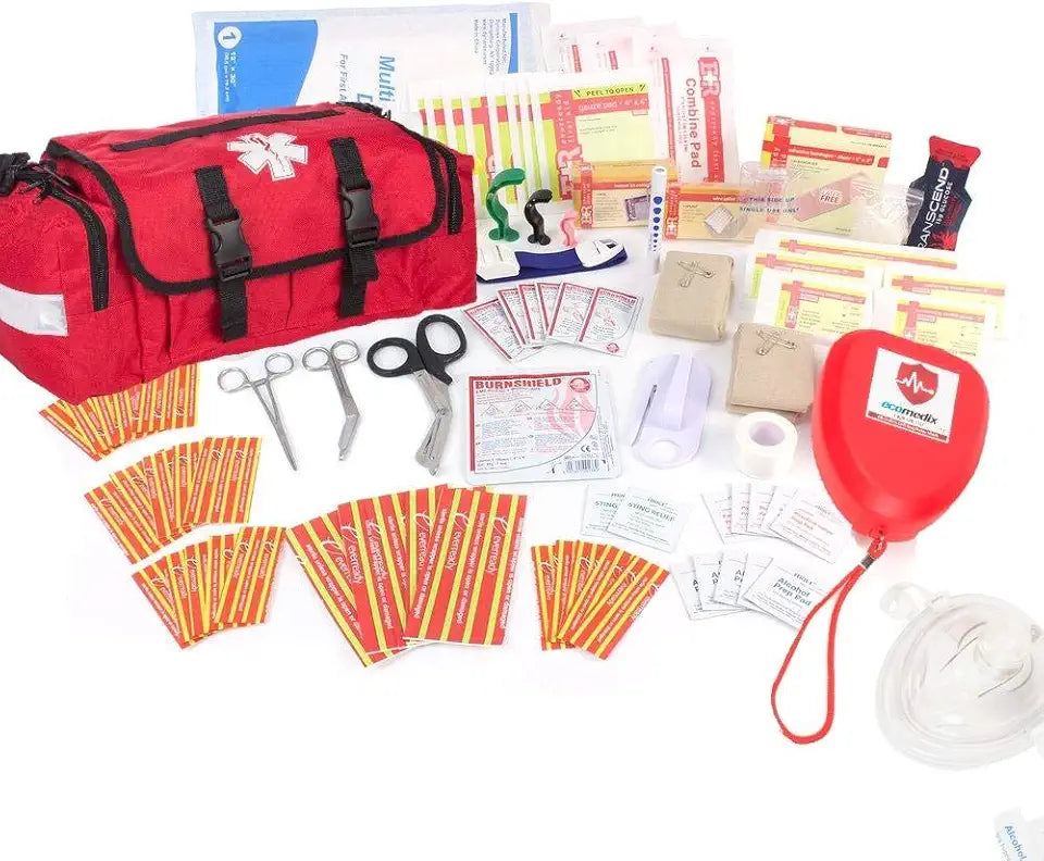 First Aid Trauma Kit with Supplies A370