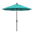Stone Black Aluminum Pole Patio Umbrella O211