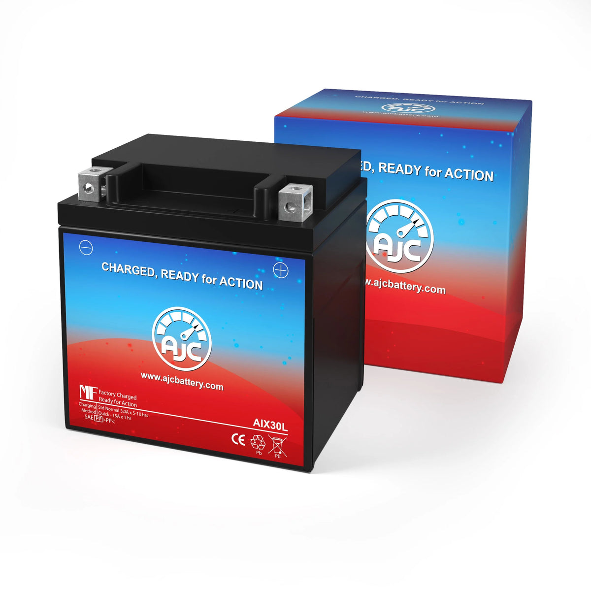 AJC Battery Compatible with Polaris Slingshot S with Technology Package I AutoDrive 2000CC Motorcycle Replacement Battery (2021) O600