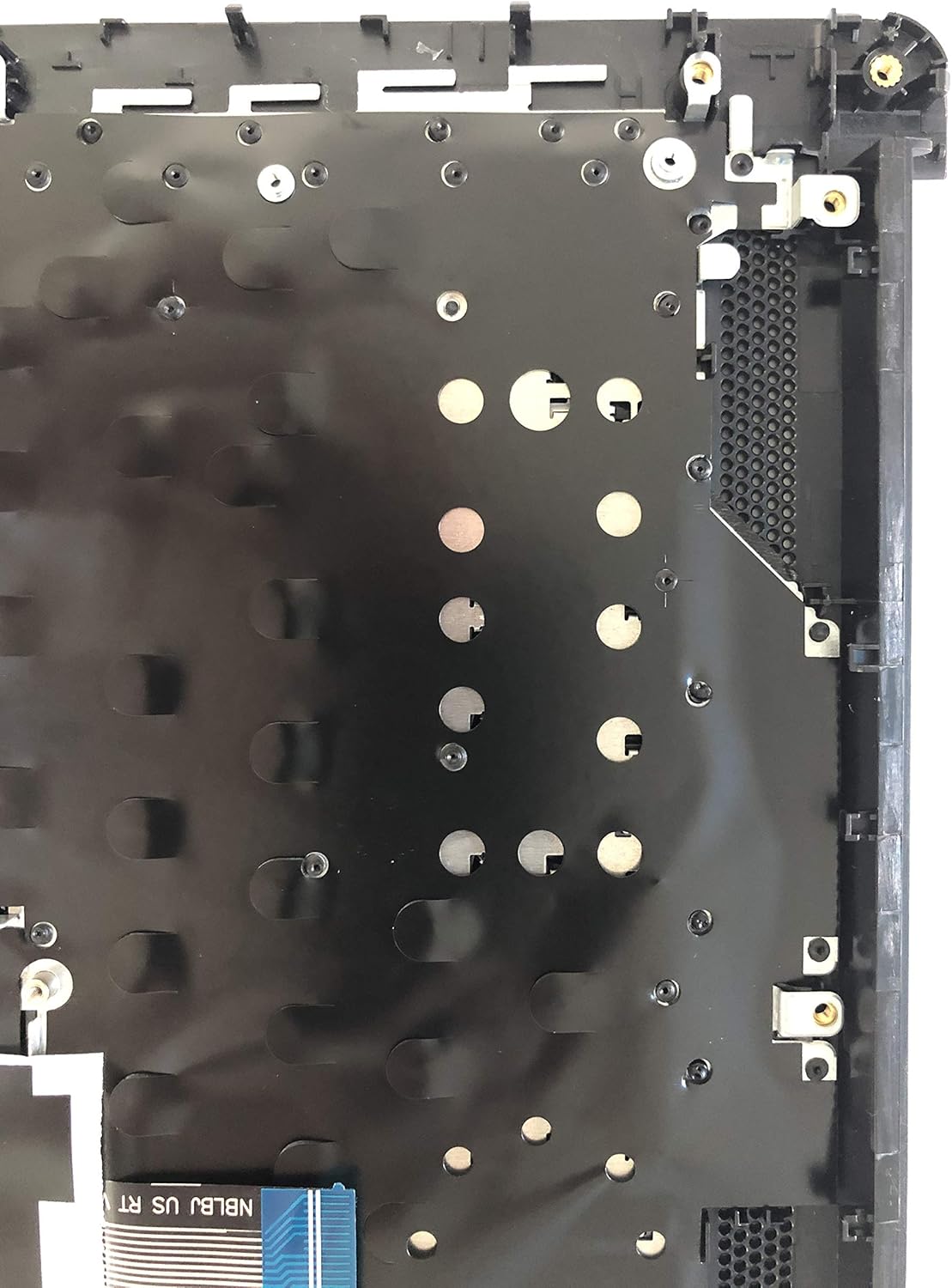 Black Laptop Upper Case Palmrest Keyboard Assembly T821