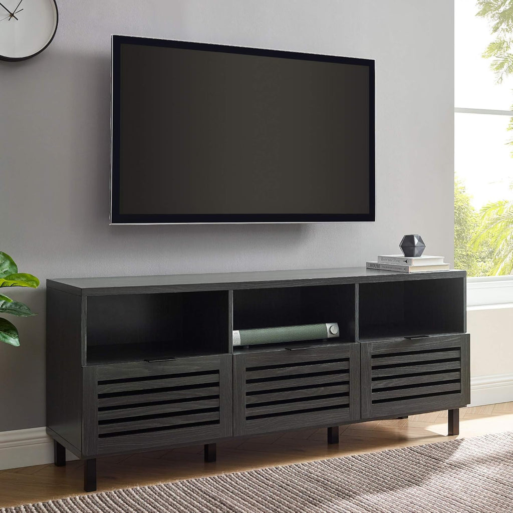 58 Inch Graphite Wood TV Stand S884032