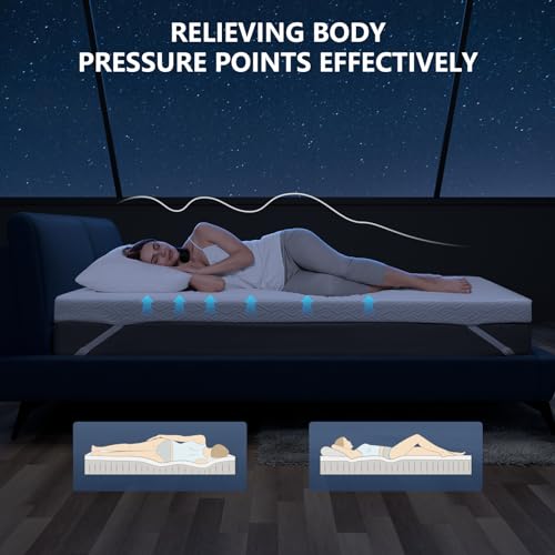 3 Inch Gel Memory Foam Mattress Topper, King M952404