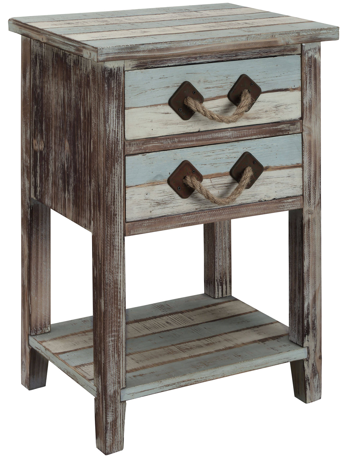 Two Drawer Accent Table T34692