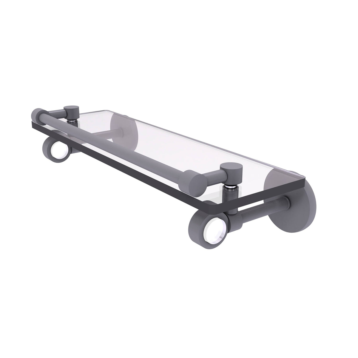22 in. Glass Shelf with Gallery Rail G1566