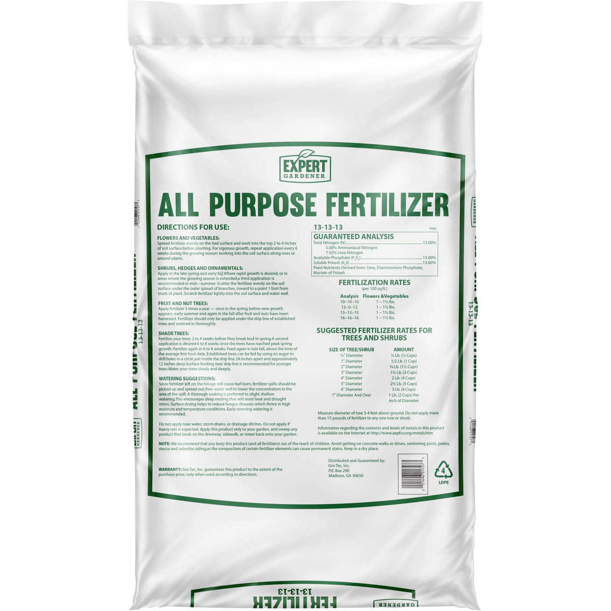 13-13-13 All Purpose Plant Food Fertilizer 40 lb. V288914