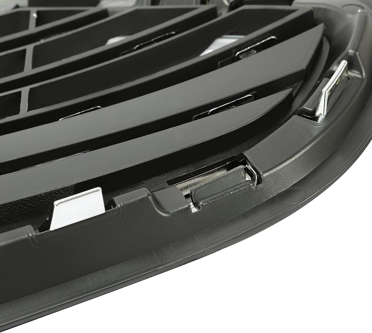Chrome Frame Grille Front Grill Bumper Guard Cover Molding Replacement W6556