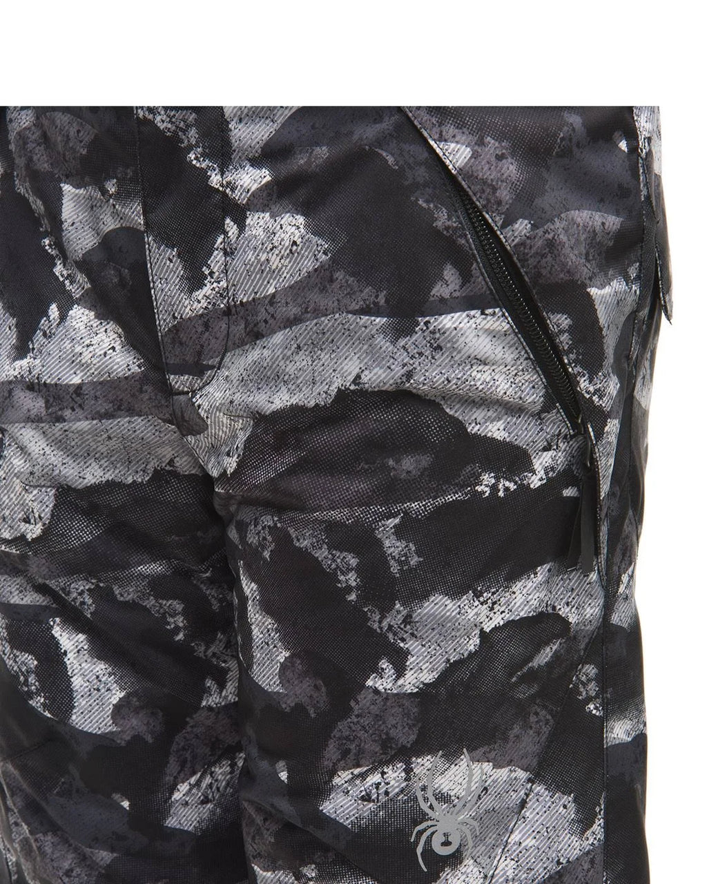 Camo Distress Print/Black Boys Pant X595