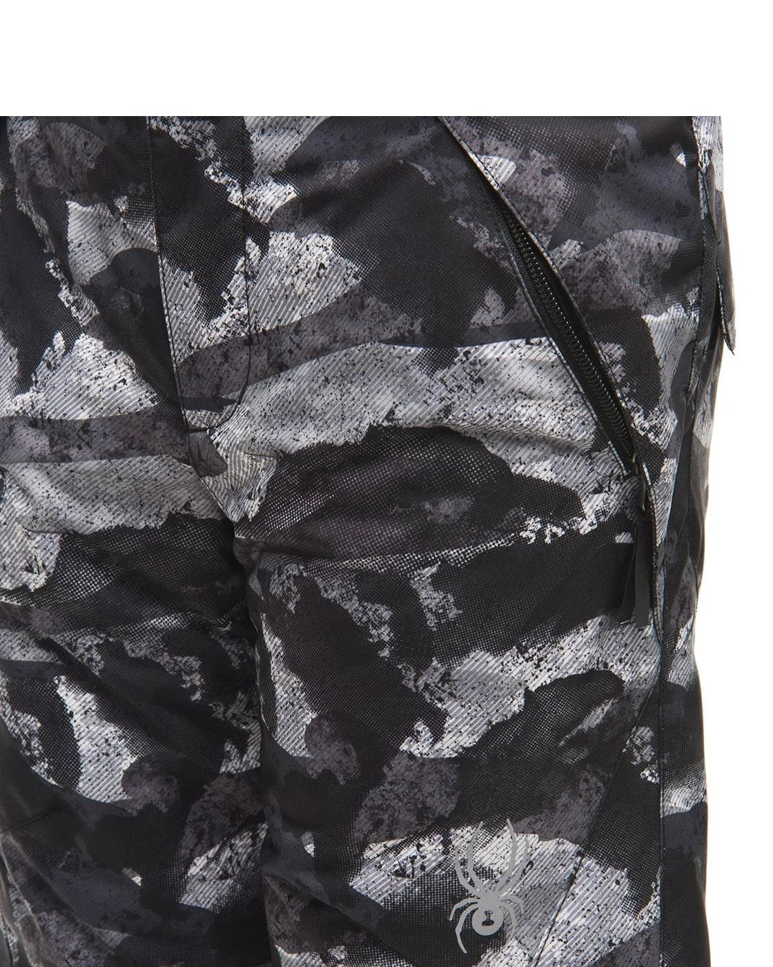 Camo Distress Print/Black Boys Pant X595