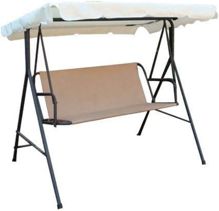 White 6.37' Foot Patio Swing Canopy Replacement C4583