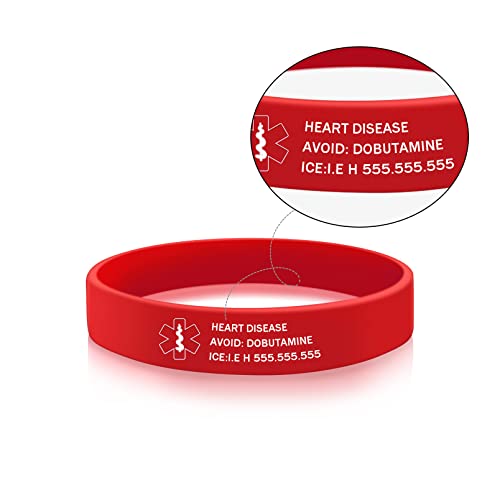 Silicone Emergency ID Bracelet R8802