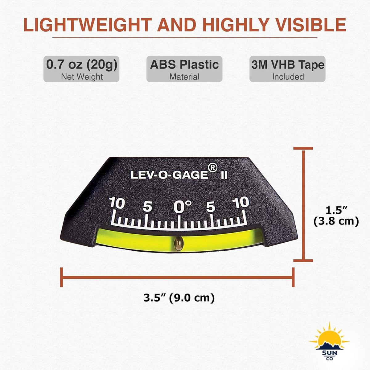 Pack of 2 Inclinometer and Tilt Gauge Leveling Gauges M747