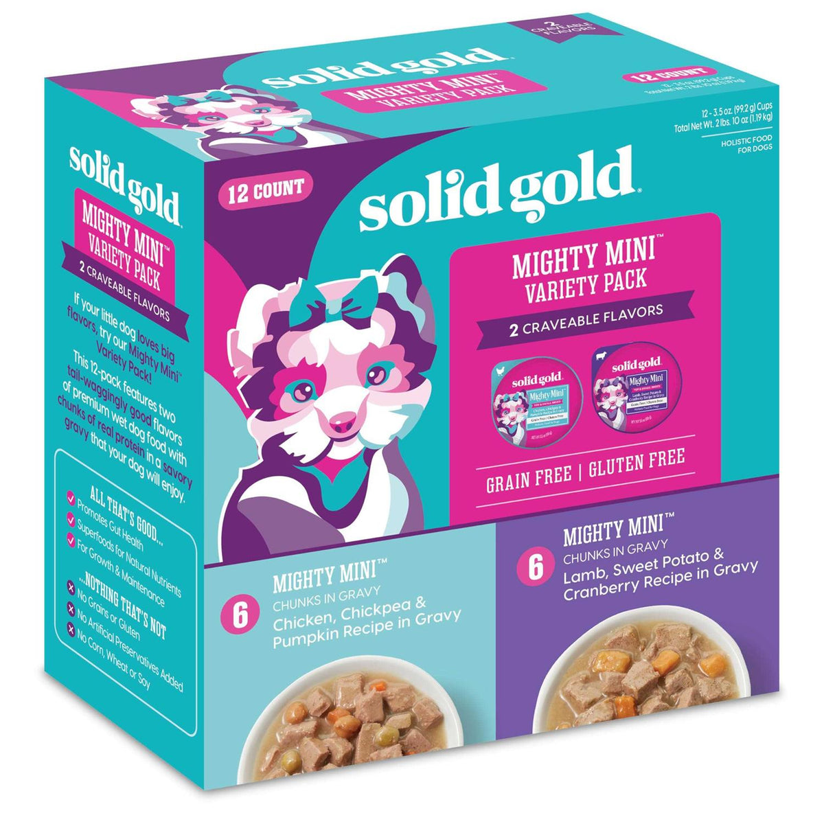 Mighty Mini Variety Pack Wet Dog Food L3344