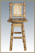 Swivel Barstool with Back H5559