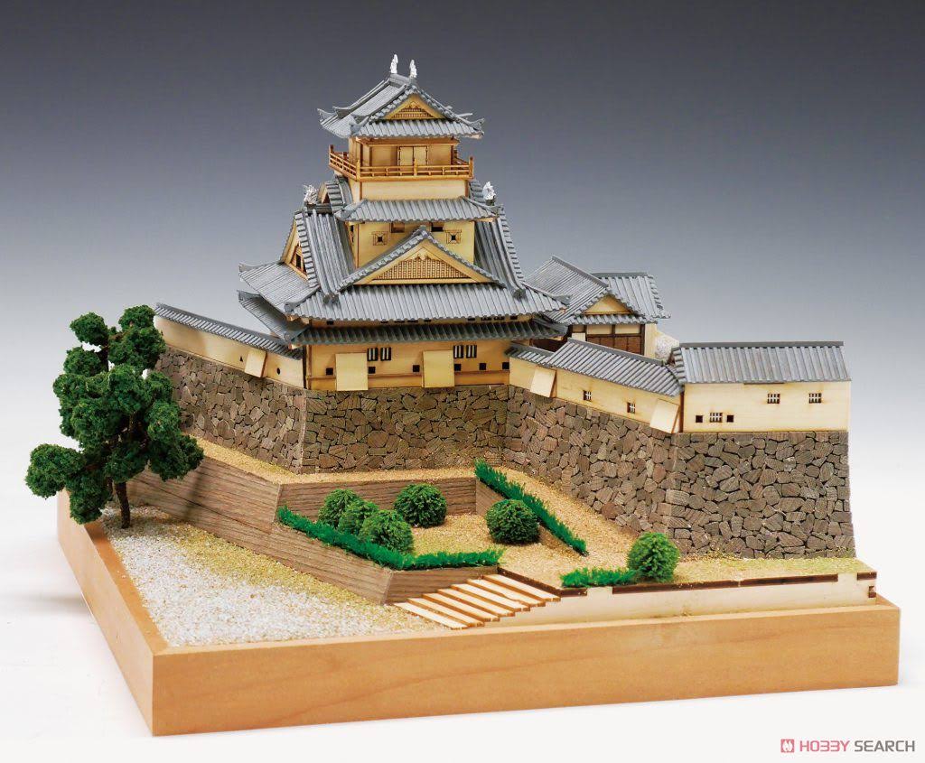 1/150 Kochi Castle Wooden Model Assembly Kit M908