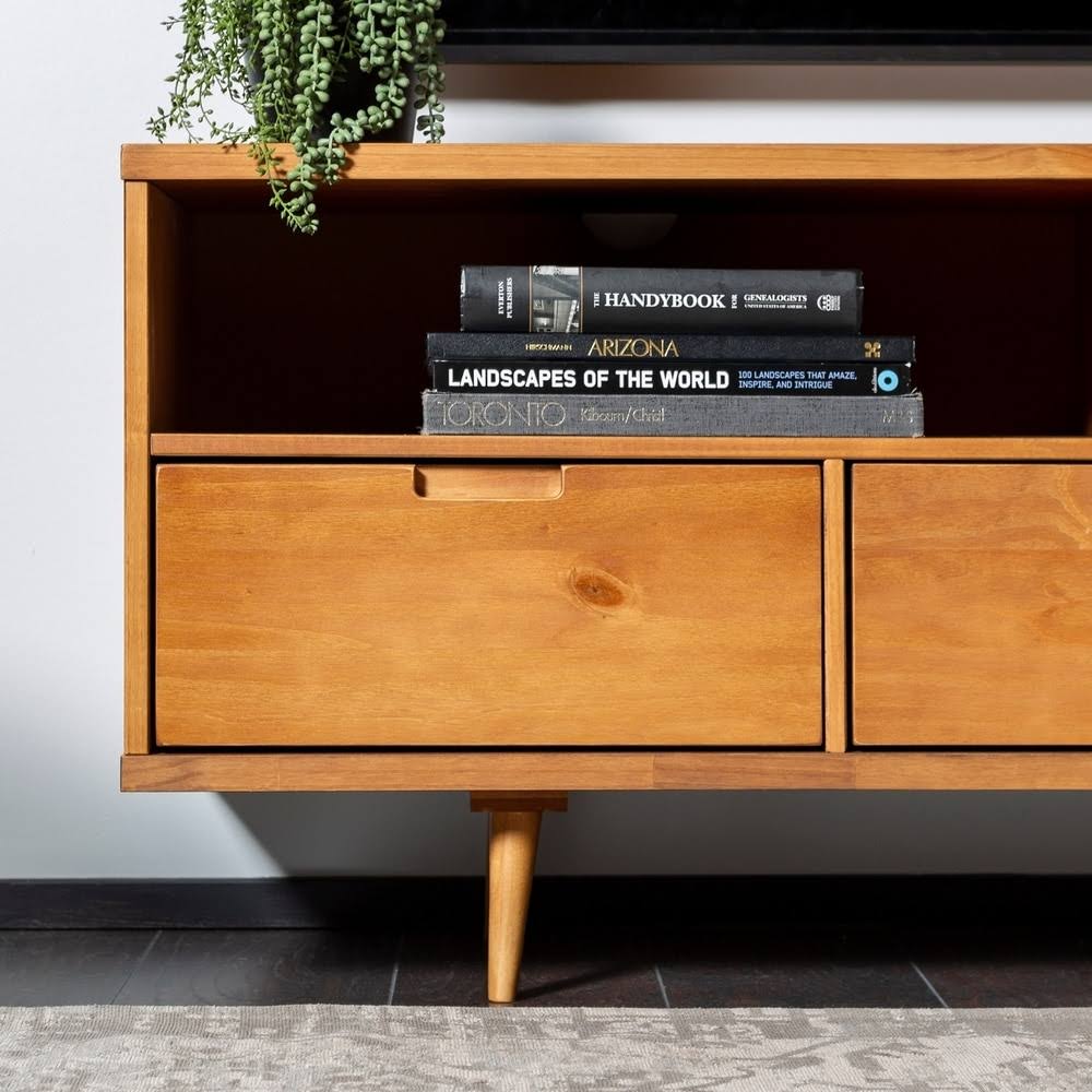 Walnut 3-Drawer TV Console E97679
