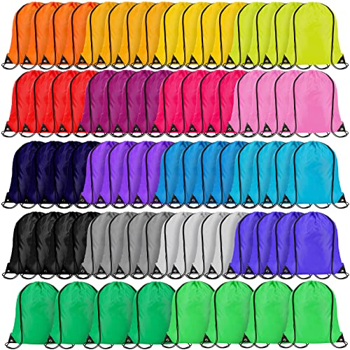 200 Pcs Nylon Drawstring Bags T929089