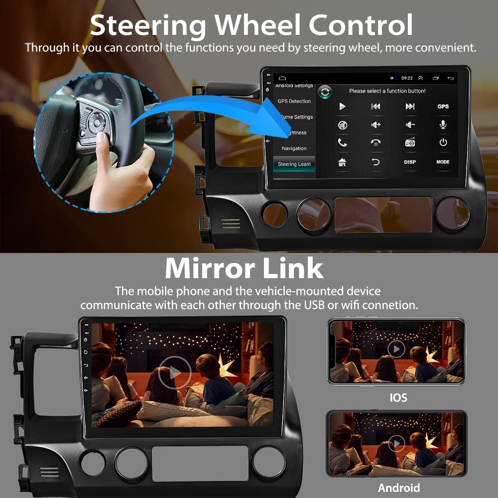 10.1 Inch Touch Screen Car Radio with Navigation Bluetooth A879346
