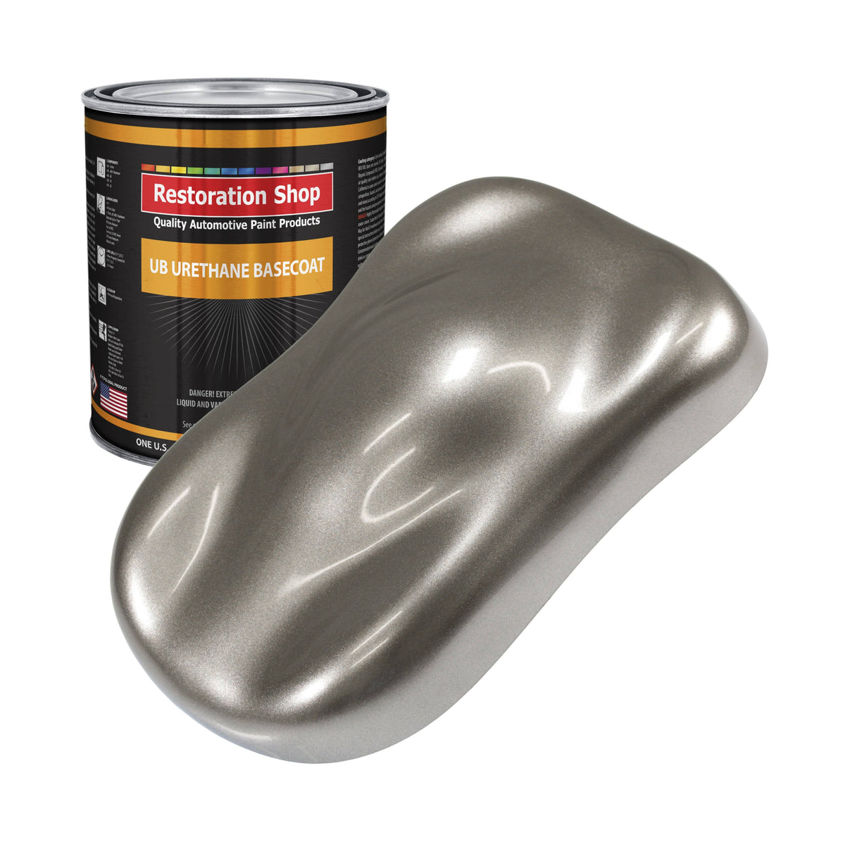 Firemist Pewter Silver 1 Gallon Urethane Basecoat Car Paint V60567