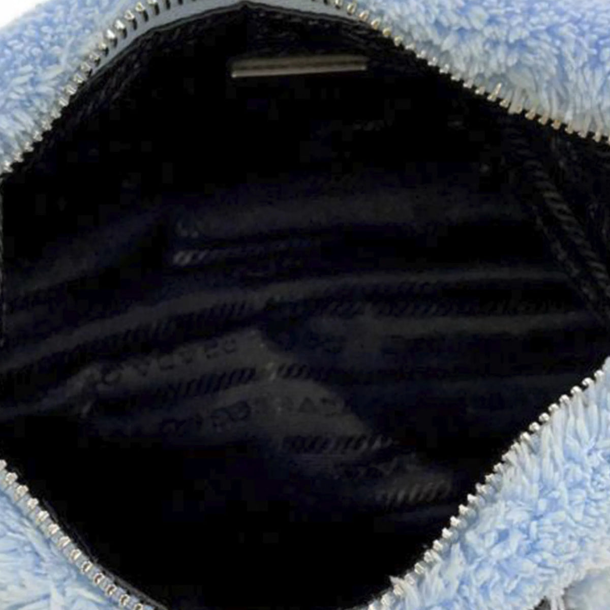 Pre-Owned Blue Cotton Baguette Z344763