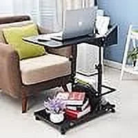 Black Height Adjustable Sofa Side Table B12929