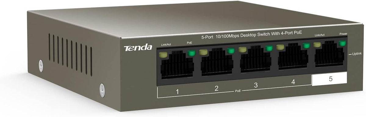 Layer-3 Managed PoE Switch with 9 PoE Ports and 1 SFP F5949