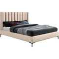 Pink Velvet King Bed A8730