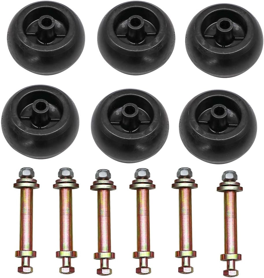 Mower Anti Scalp Deck Wheel Kit 5/8" Bore 5-2.75 Wheel Size Pack of 2 X228