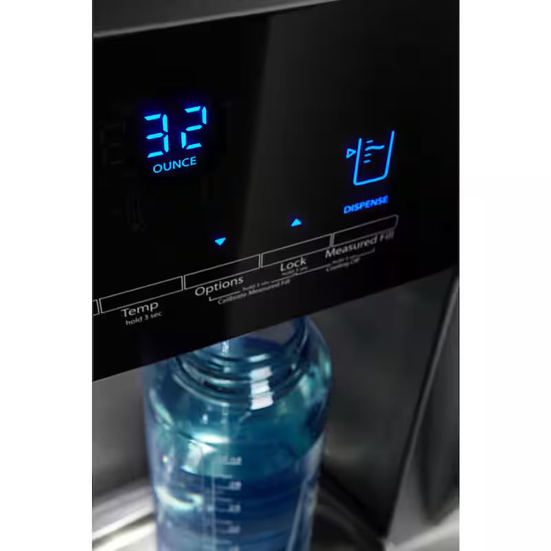 French Door Refrigerator in Black Stainless H8338