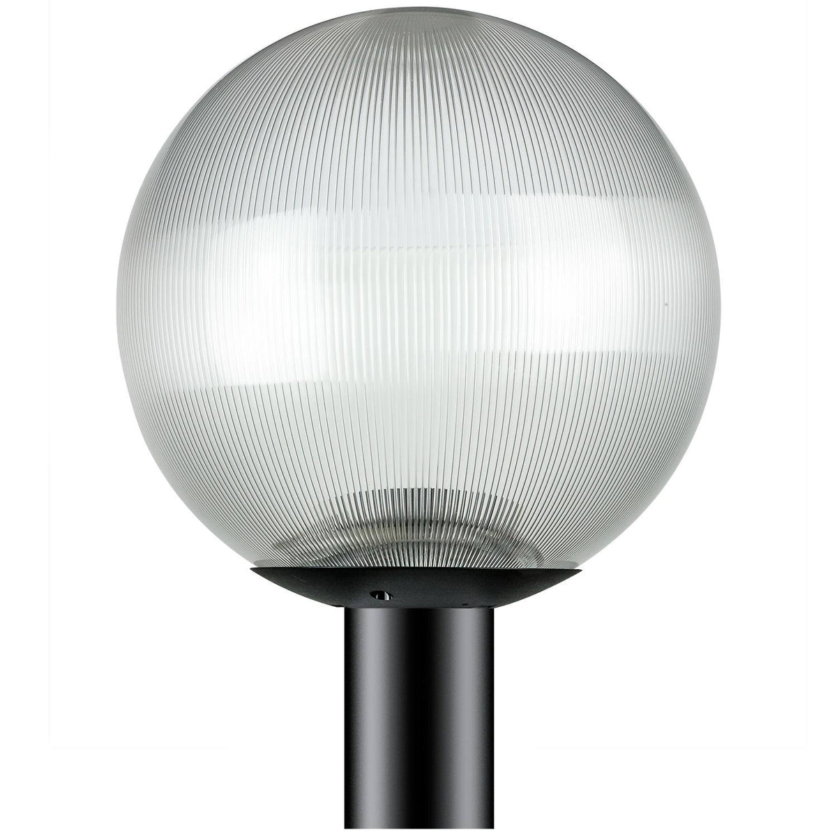 12 inch Decorative Outdoor Globe Post Mount Fixture Medium Base E26 Socket V528