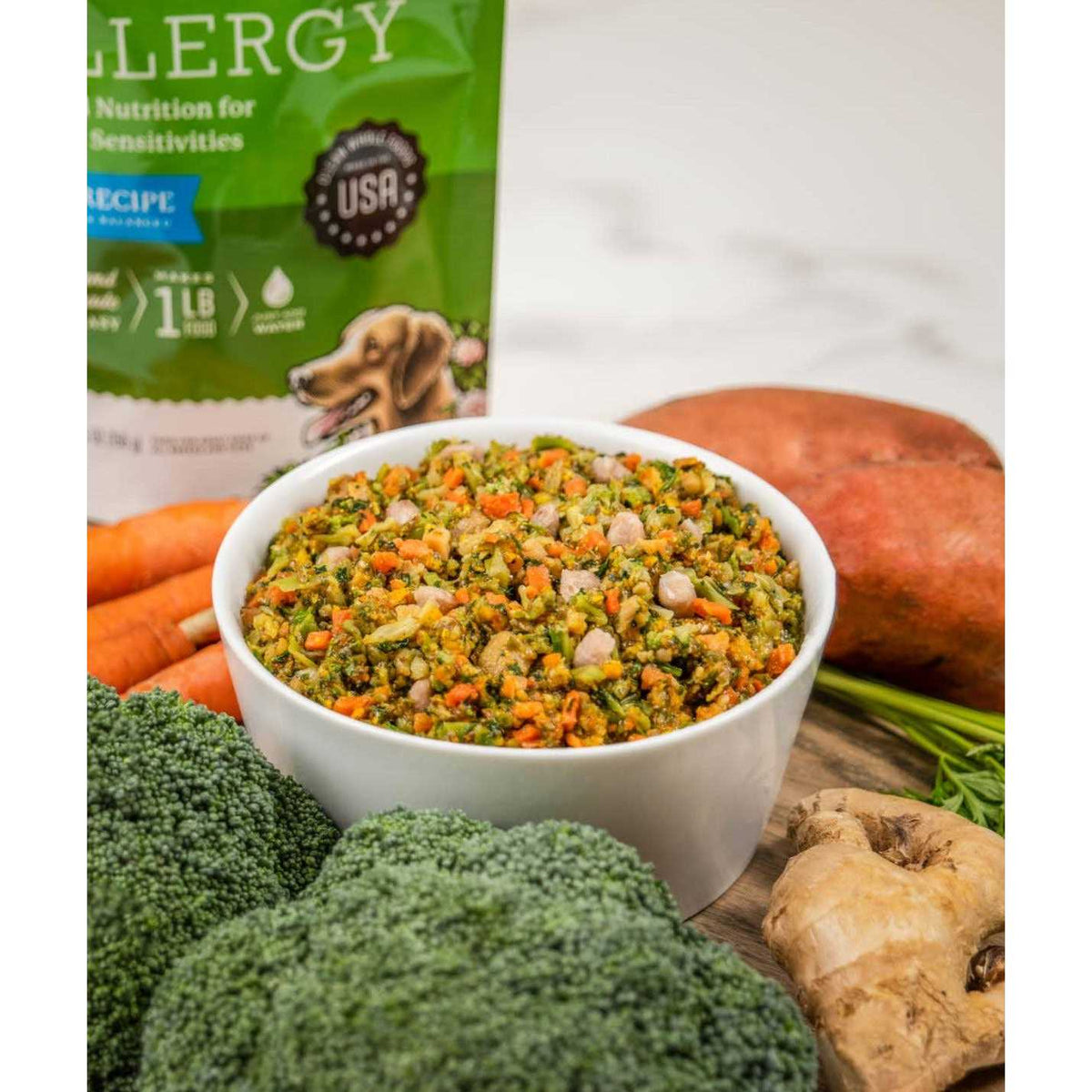 Salmon Recipe Human Grade Dog Food T8274