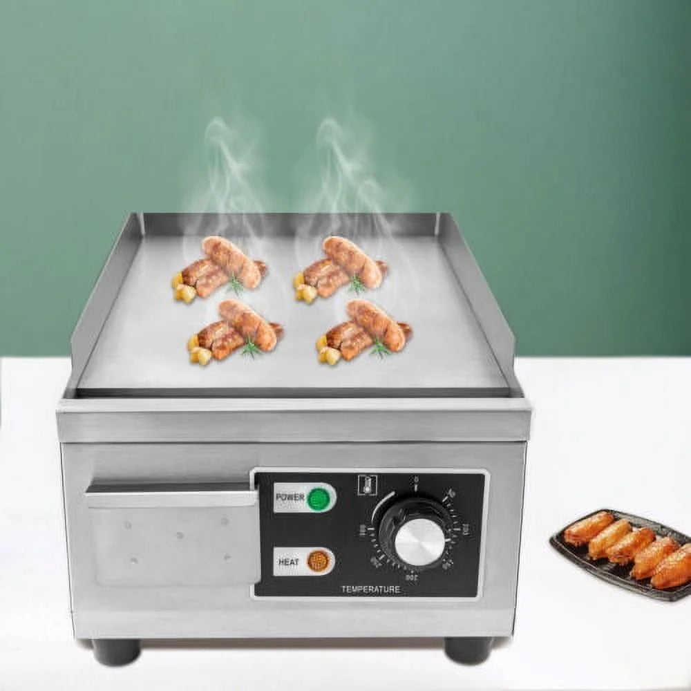 1300W Electric Griddle Flat Top Stainless Steel Q20329