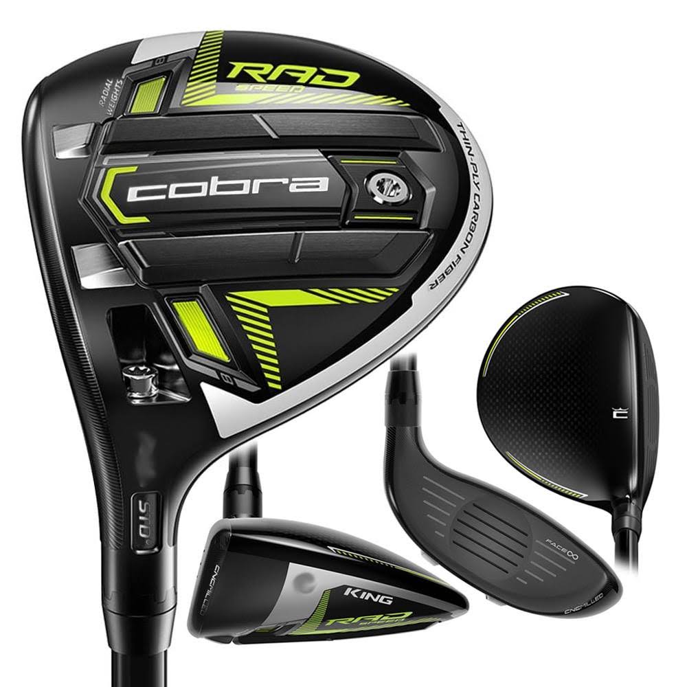 Black/Yellow Left Hand 3 Stiff Fairway Wood V7538