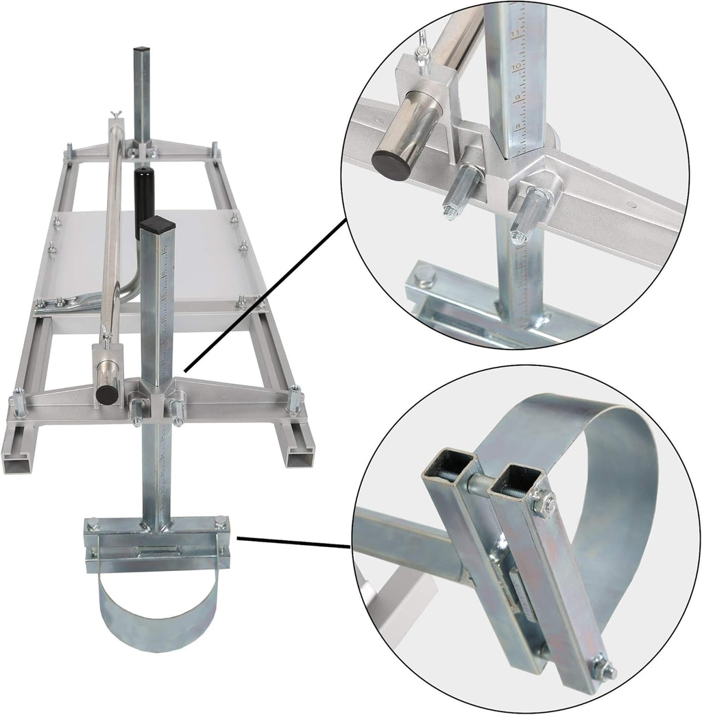 14" - 36" Portable Aluminium & Steel Chainsaw Guide Bar Mill Pack of 2 L420553