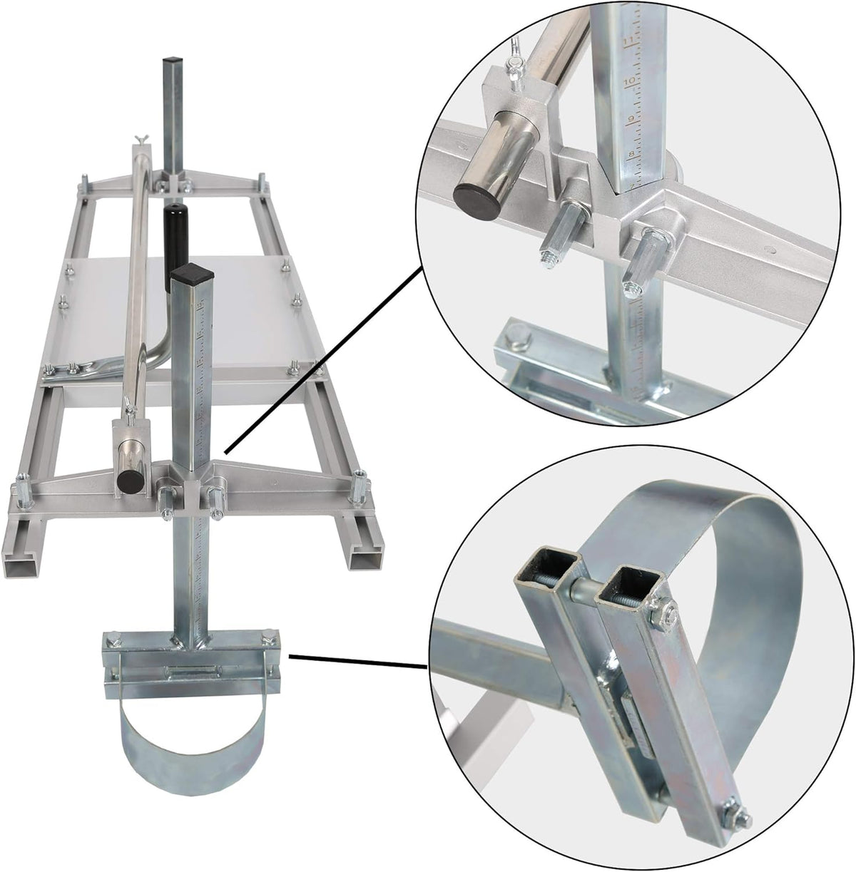 14" - 36" Portable Aluminium & Steel Chainsaw Guide Bar Mill Pack of 2 L420553
