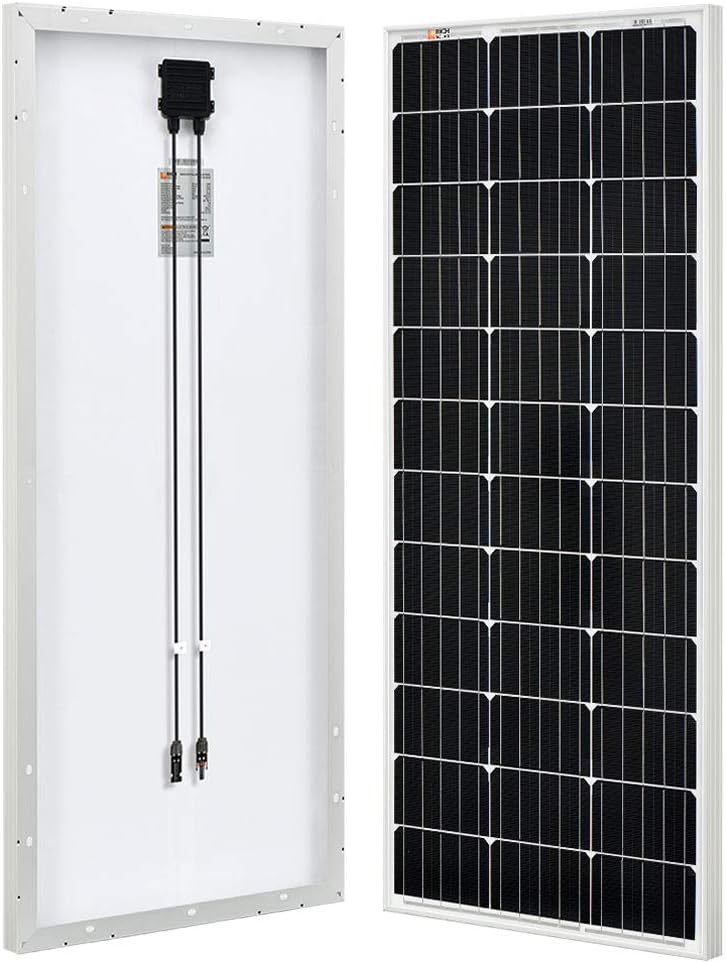 200 Watt 12 Volt Monocrystalline Solar Panel 2 Pack I906
