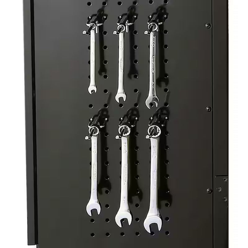 10-Piece Welded Steel Garage Storage System in Black U2610