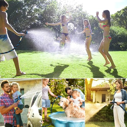 50 ft Heavy Duty Flexible Lightweight Kink-free Rubber Garden Hose P3581