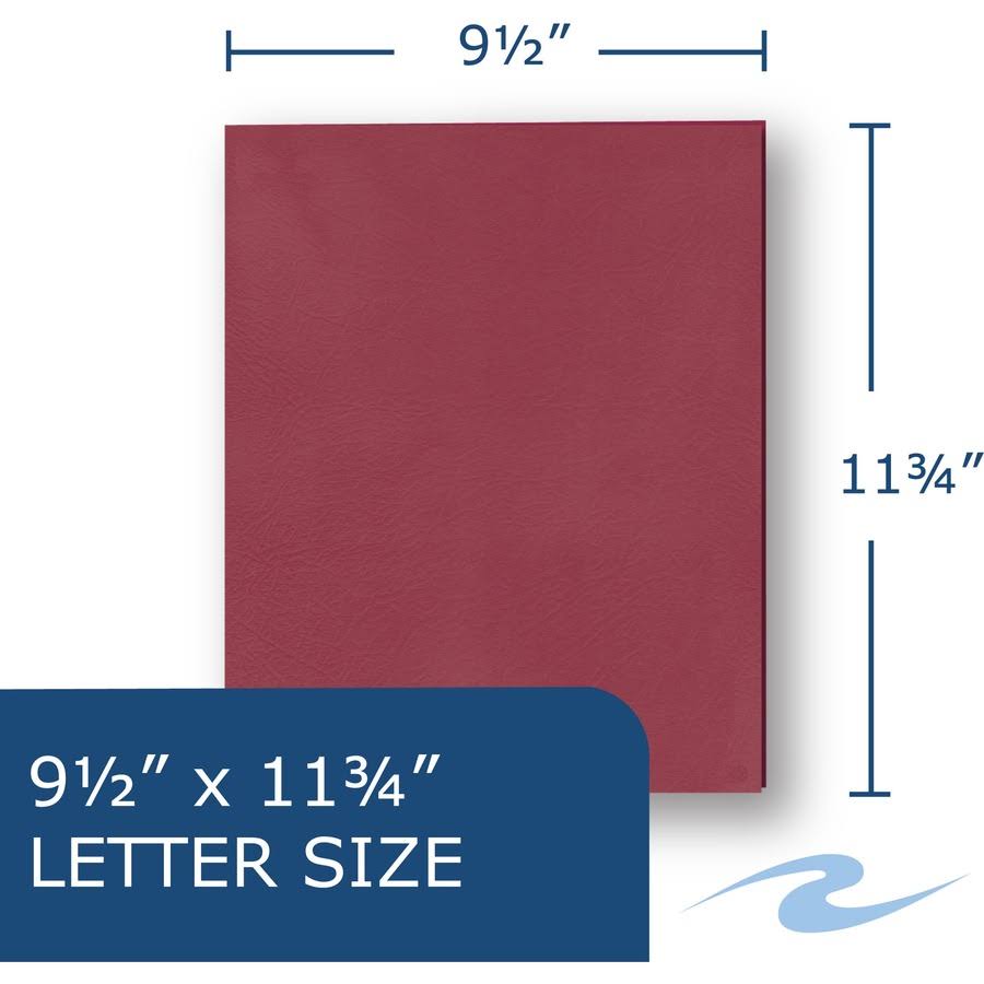 Scarlet Paper Folder 11.75 inch x 9.5 inch 25/Box E790