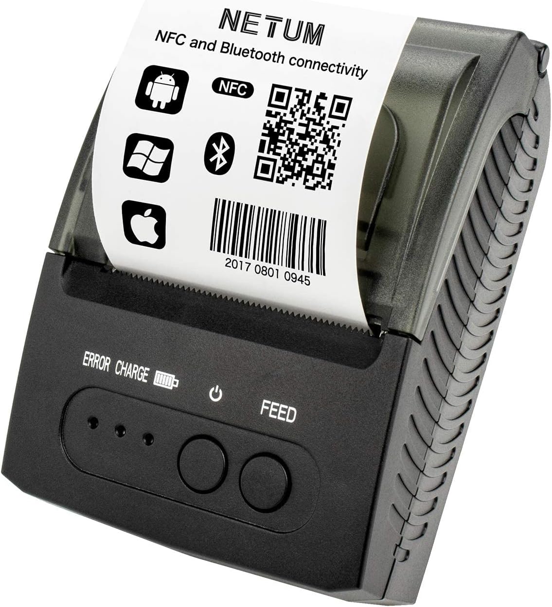 Bluetooth 58mm Thermal Receipt Printer, Pack of 2 E9446